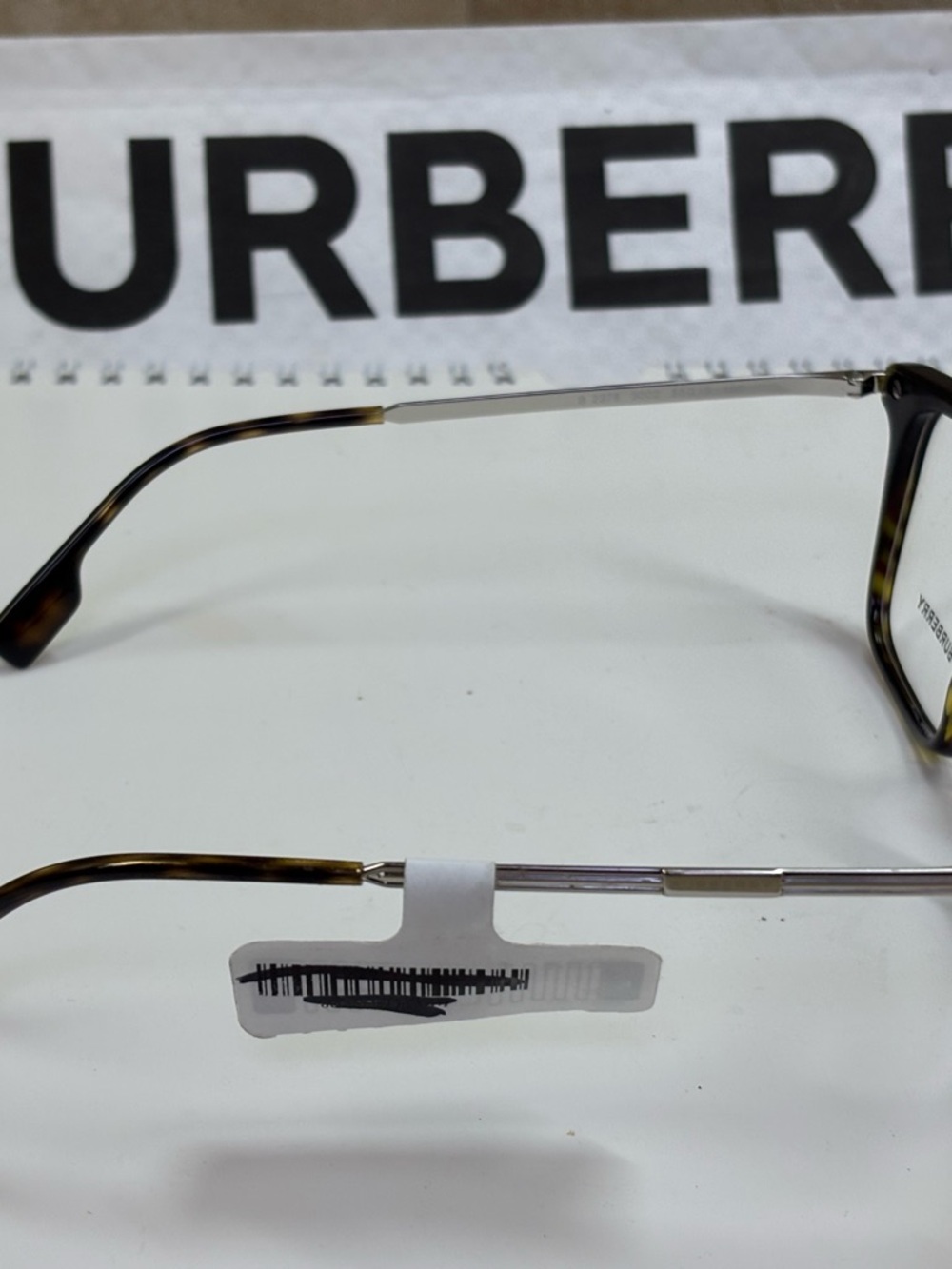 New Burberry BE2378 3002 Ellis Dark Havana Optical Glasses Extra Long Temples - Picture 4 of 13